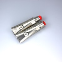 Bebedero automático de acero inoxidable cromado de 3/4 pulgadas, de gran tamaño, duradero, a prueba de salpicaduras, con ahorro de agua y flujo moderado para cerdos.