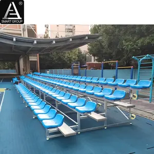 Gradas portátiles de aluminio para uso en el estadio, asientos de uso en oferta