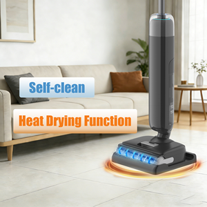 <span class=keywords><strong>Meilleur</strong></span> Nettoyeur F2.1 25KPA OEM <span class=keywords><strong>Aspirateur</strong></span> sans fil avec serpillière pour lavage <span class=keywords><strong>de</strong></span> sols humides et secs, rouleau <span class=keywords><strong>de</strong></span> nettoyage des bords à 3 faces, séchage à chaud - Product Image 4