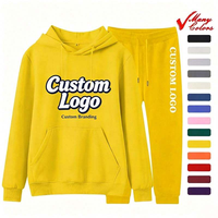 Survêtements personnalisés pour hommes et femmes, 100% coton, chenille, logo brodé, ensemble jogging, sweat-shirt à capuche, marque privée, survêtement personnalisé