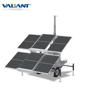 Tours d'éclairage solaires portables avec lampes LED à haut lumen, barre lumineuse rotative à 360 degrés - Product Image 2