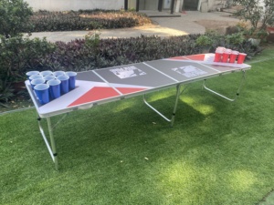 TABLE DE JEU DE BEER PONG PLIABLE - Product Image 1