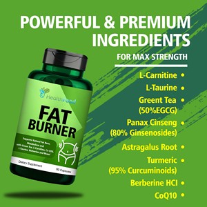 Custom Label Herbal Blend Fat Burner Capsules Contain Green Tea Leaf Extract <b>Metabolism</b> Boost Weight Loss Capsules - Product Image 4