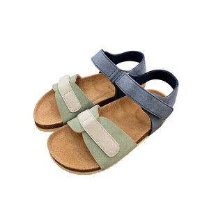 Sandalias Planas de PU Coloridas para Niños, para Parque y Picnic, con Suela de EVA, Punta Abierta, OEM al por Mayor para Salidas Familiares de Fin de Semana - Product Image 1