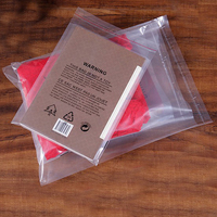 Sacs transparents refermables Opp, 100 pièces, emballage personnalisé de fabricant, sacs en plastique transparents, en Cellophane auto-adhésifs