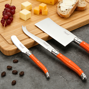 <span class=keywords><strong>Couteau</strong></span> <span class=keywords><strong>Laguiole</strong></span> professionnel, outils à fromage durables, ensemble idéal de 3 couteaux à fromage pour restaurants - Product Image 3