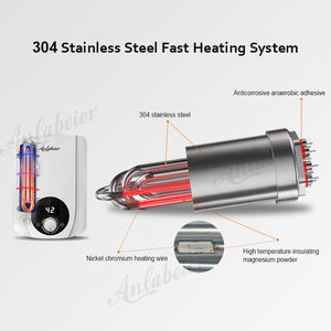 2025 nuevo diseño con bomba calentadores De agua domésticos Terma De Agua Caliente 5500W 220V calentador De agua de baño para ducha - Product Image 6