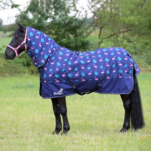 Couverture d'hiver pour cheval personnalisée, imperméable, 100 % polyester, tissu durable, chaleur et confort maximum - Product Image 2