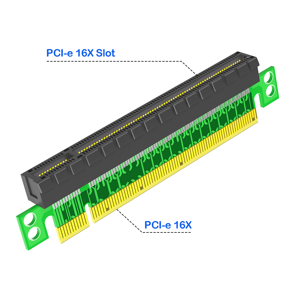 Vert --- PCIe 16X - PCIe 16X