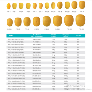 Bouée d'ancrage flottante pour eaux profondes, ancre <span class=keywords><strong>de</strong></span> kayak, ancre <span class=keywords><strong>de</strong></span> canoë, bouée <span class=keywords><strong>de</strong></span> dérive, <span class=keywords><strong>corde</strong></span> d'ancrage, bouée jaune en mousse EVA, accessoires marins - Product Image 2