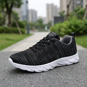 Zapatillas Urbanas para Hombre con Cordones, Parte Superior de Piel Vacuna, Entresuela de Phylon, Suela Amortiguadora, Diseño Clásico - Product Image 3