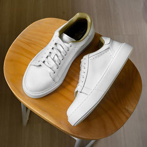 Zapatillas Casuales de Otoño para Hombre, Modernas, con Cordones, de Piel Vacuna, con Suela Gruesa, Cómodas, que Aumentan la Altura, con Forro de Piel de Oveja Blanca - Product Image 2