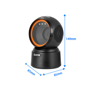 Wireless Desktop <strong>Qr</strong> <strong>Code</strong> <strong>Scanner</strong> Omni-directional Platform Barcode <strong>Scanner</strong> - Product Image 3