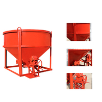 Grue à tour manuelle haute efficacité pour béton, capacité 0,5-3 m³, 15 m/h, moment de charge élevé, utilisation facile pour la construction