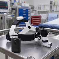 Professional 5W LED Medical Headlamp with Detachable Waist Power Bank and Adjustable Spot for Surgery