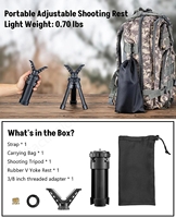 CVLIFE Repos Trépied Léger Banc Repos Portable Trépied Chasse Repos Mini Trépied Chasse