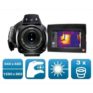 Caméra thermique Testo890 (640 x 480 pixels, super-résolution 1280x960, champ de vision 42x32, laser manuel/automatique, 1 objectif) - Product Image 1