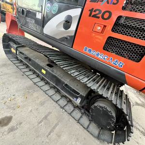 Excavatrice sur chenilles d'occasion Hitachi ZAXIS120, 20 tonnes, 90% neuve, pour travaux de construction, fabriquée au Japon. - Product Image 6