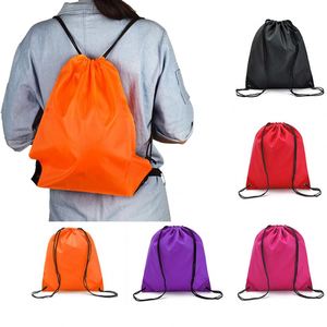 Mochila con Cordón de Poliéster con Logotipo Personalizado, Perfecta para la Escuela y Viajes - Product Image 3