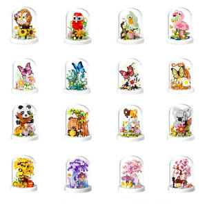 Mini Insect &amp; Sakura Building <strong>Blocks</strong>, Cute Butterfly Animal Micro <strong>Brick</strong> Toy, Wholesale Gift - Product Image 2
