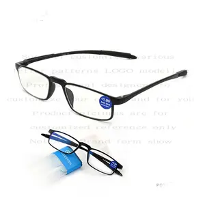 Новые Индивидуальные Гибкие очки TR90 пресбиопические круглые 1,00 2,0 анти синий свет унисекс для женщин и мужчин очки для чтения