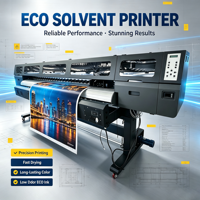 Nouvelle imprimante semi-automatique à solvant écologique Longfuture 3200 mm, 2 têtes d'impression haute vitesse, 480 dpi