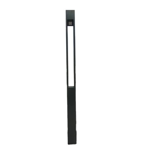 Lampadaire de jardin extérieur en fer LED 2700K blanc chaud doux IP66 à montage encastré avec détecteur de mouvement solaire AC 220V non détachable - Product Image 1