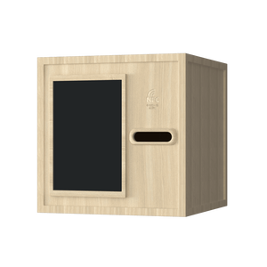 Photomaton carré en bois avec imprimante thermique compatible SLR, Wi-Fi activé, libre-service pour les cafés, les magasins éphémères - Product Image 1