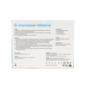 Masilla de silicona de alta calidad para bandeja de boca reforzada con impresión Dental, Kit de Material de impresión Dental profesional, venta al por mayor - Product Image 3