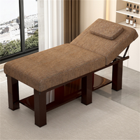 Fauteuil de beauté en cuir noir de haute qualité pour salon, table de massage et lit de soin pour cils