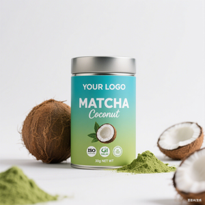 OEM özelleştirmek özel etiket organik USDA ab tören sınıf YEŞİL ÇAY ince yeşil çay tozu 30g 3A-6A aromalı hindistan cevizi <span class=keywords><strong>Matcha</strong></span> - Product Image 3