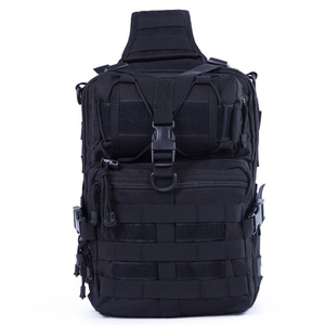 DF100 กระเป๋าเป้สะพายหลังแบบยุทธวิธีมัลติแคมสีดำระบบ MOLLE กระเป๋าสะพายข้างแบบสะพายไหล่ กระเป๋าอเนกประสงค์หลายช่องสำหรับการเดินป่ากลางแจ้ง - Product Image 5