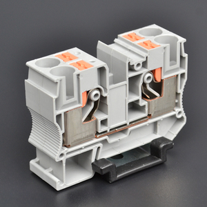 QPT10 <span class=keywords><strong>bornier</strong></span> à ressort en ligne 57A 1000V Type monté sur rail Din reliant <span class=keywords><strong>10mm2</strong></span> <span class=keywords><strong>bornier</strong></span> PT10 - Product Image 1