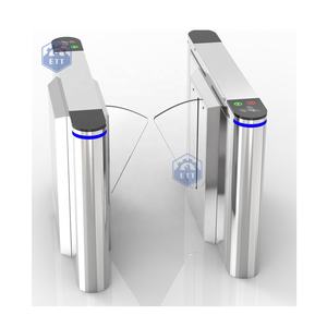 Spor salonu açık ve kapalı için kanatlı bariyer turnike erişim kontrol sistemi paslanmaz kapı çift yönlü güvenlik kapısı - Product Image 2