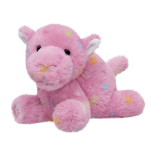 Jouets en peluche animaux mignons roses à pois colorés, girafe, lion, chameau en peluche douce pour filles, cadeau - Product Image 5