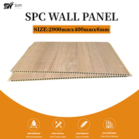 Paneles Decorativos de Pared SPC de 6 mm Resistentes al Fuego y Ecológicos para Diversas Aplicaciones, Venta al Por Mayor