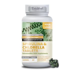 Produits de santé OEM <span class=keywords><strong>Comprimés</strong></span> de <span class=keywords><strong>spiruline</strong></span> et de chlorella <span class=keywords><strong>Comprimés</strong></span> de supplément de qualité supérieure <span class=keywords><strong>Spiruline</strong></span> et de chlorella - Product Image 1