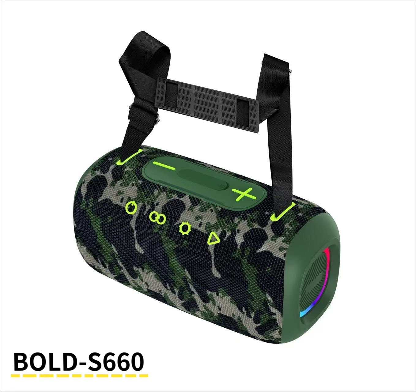 50W Portable Bluetooth Speaker, IPX6 Waterproof Wireless Speaker with RGB Light, Bold Sound, TWS Pairing · image 2