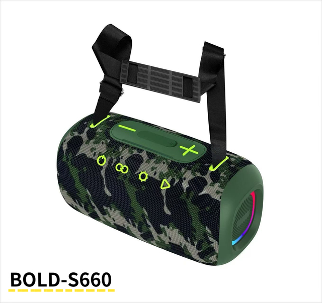 50W Portable Bluetooth Speaker, IPX6 Waterproof Wireless Speaker with RGB Light, Bold Sound, TWS Pairing
