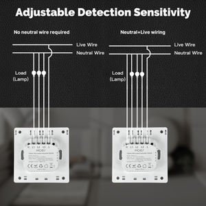 Interruptor de Luz con Sensor de Movimiento para Microondas LangYeao, Detector de Radar de Inducción del Cuerpo Humano Tuya Zigbee 10A 110-250V, Hogar Inteligente - Product Image 6
