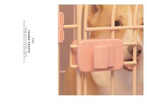 Gabbia per Cani da Interno in Ferro, da Piccola a Grande, Robusta con Motivo a Puntini, Trasportino in Metallo con Vassoio in Plastica - Product Image 5