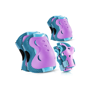 Gardes Équipement De Protection Ensemble Patins À Roulettes Planche À Roulettes Patins Scooter Équitation Sports Enfants Jeunes Genou Coude Vélo Vélo Coussinets