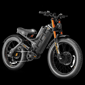 Bicicletas eléctricas de 2 ruedas con neumáticos gruesos de 26 pulgadas, de acero con alto contenido de carbono, con 5 niveles de torsión, modelo Eahora Romeo Ultra, fabricadas en China. - Product Image 3