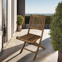 Chaise pliante de jardin en teck d'Indonésie, moderne, durable, confortable, portable, de qualité supérieure, pour les loisirs en plein air