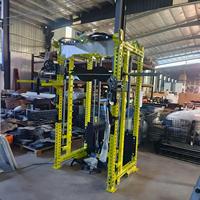 Nouveaux modèles 2026 : Machine Smith 3-en-1 en acier au carbone avec pile de poids 70kg*2 – Équipement de gym complet pour la relaxation musculaire et l'entraînement du corps entier