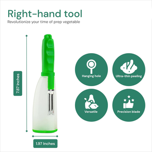 Caja de Almacenamiento Multifuncional de Acero Inoxidable y Plástico, Accesorios de Cocina, Pelador de Frutas, Melón, Patata, Verduras - Product Image 4