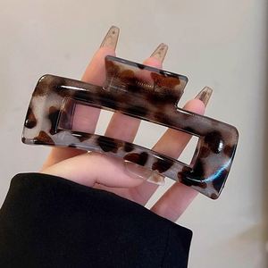 Vintage Leopard Print Acrylic Oversized Claw <b>Clip</b> for Women Wedding Christmas Halloween Back Head Luxe Stylish Hold - Product Image 5