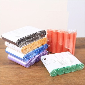 Disposable Colored Garbage Bags 5 Roll Perforated Plastic L Size For Kitchen Waste Sorting Multipurpose - Product Image 1