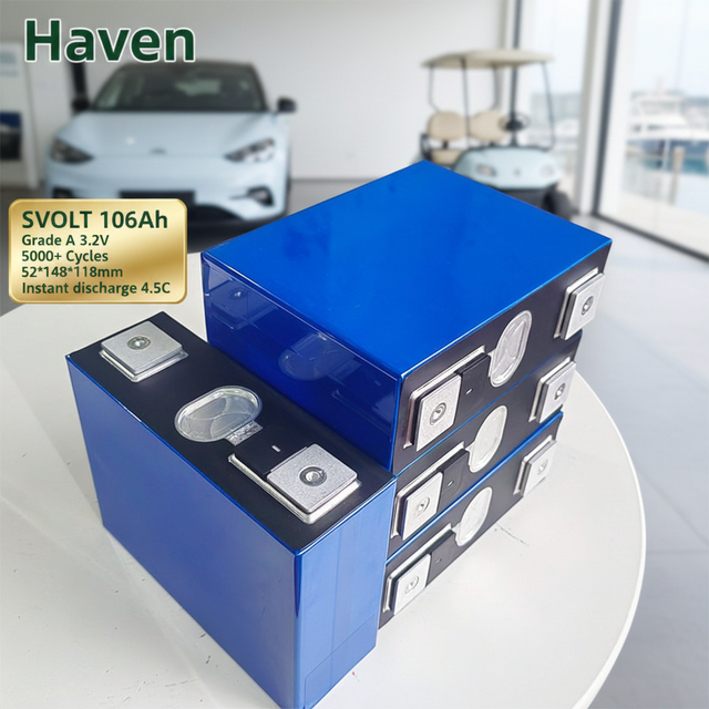 SVOLT 3.2V 106Ah Grade a LiFePO4 Prismatic Cell 5000+ Cycles LFP Rechargeable Battery for ESS Solar Storage EV Pack