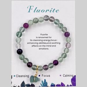 Natural Stone <b>Bracelet</b> Colorful Glass Beaded Zodiac Sign Energy Custom Jewelry Card for Wholesalers One-stop Sourcing - Product Image 5